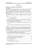 Xây dựng kế hoạch marketing cho sản phẩm máy ép nước mía siêu sạch của công ty Cổ phần sản xuất và xuất nhập khẩu Viễn Đông trên khu vực miền bắc