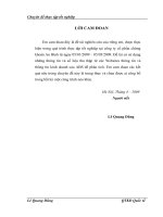 Chuyên đề thực tập tốt nghiệp: Giải pháp nâng cao năng lực cạnh tranh cho công ty cổ phần chứng khoán An Bình