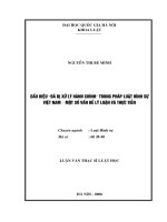 Dấu hiệu đã bị xử lý hành chính trong pháp luật hình sự Việt Nam - một số vấn đề lý luận và thực tiễn