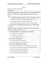 Hoàn thiện công tác kế toán bán hàng và xác định kết quả kinh doanh tại Công ty cổ phần thương mại du lịch Lục Nam