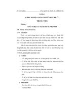 ĐỀ TÀI: Công nghệ  dây chuyền sản xuất thuốc viên