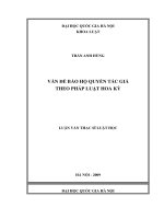 Vấn đề bảo hộ quyền tác giả theo pháp luật Hoa Kỳ