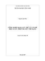 Công nghệ mạng lưu trữ và vấn đề hiệu suất, thiết kế, duy trì mạng