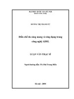 Điều chế đa sóng mang và ứng dụng trong công nghệ ADSL