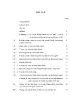 Cải cách hành chính trong lĩnh vực đầu tư nước ngoài ở Việt Nam