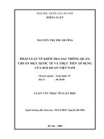 Pháp luật về kiểm tra sau thông quan, chuẩn mực quốc tế và thực tiễn áp dụng của Hải quan Việt Nam