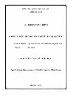 Công chức trong nhà nước pháp quyền