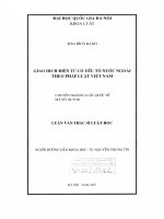 Giao dịch điện tử có yếu tố nước ngoài theo pháp luật Việt Nam