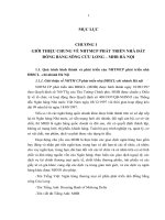 Thực trạng các hoạt động đầu tư và quản lý hoạt động đầu tư của mhb hà nội giai đoạn 2009-2012