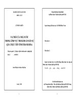 Vai trò của nhà nước trong lĩnh vực thi hành án dân sự ( Qua thực tiến Tỉnh Thanh Hóa )