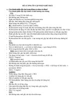 Đề cương ôn tập nhiên liệu, dầu mỡ, khí thải