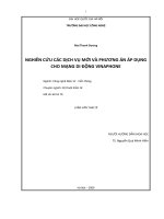 Nghiên cứu các dịch vụ mới và phương án áp dụng cho mạng di động VINAPHONE