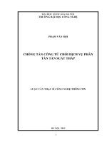 Chống tấn công từ chối dịch vụ phân tán tần suất thấp