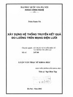 Xây dựng hệ thống truyền kết quả đo lường trên mạng điện lưới