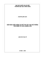 Đảm bảo hiệu năng và độ tin cậy cho hệ thống thư điện tử lưu lượng lớn