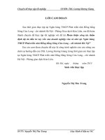 Hoàn thiện công tác thẩm định dự án đầu tư vay vốn của doanh nghiệp vừa và nhỏ tại Ngân hàng TMCP Phát triển nhà Đồng bằng Sông Cửu Long - chi nhánh Hà Nội