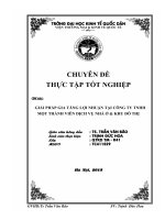 Giải pháp gia tăng lợi nhuận tại Công ty TNHH Một Thành Viên Dịch Vụ Nhà Ở & Khu Đô Thị
