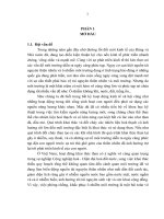 Luận văn: Đánh giá ảnh hưởng hoạt động khai thác than tới môi trường nước sinh hoạt