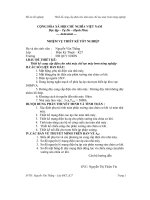 ĐỀ TÀI: Thiết kế cung cấp điện cho nhà máy chế tạo máy bơm nông nghiệp