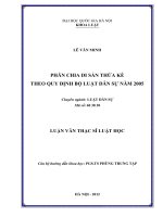 Phân chia di sản thừa kế theo quy định Bộ Luật Dân sự năm 2005