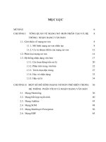 Mạng Nơ Ron nhân tạo trong nhận dạng văn bản và ứng dụng vào hệ thống nhận dạng chữ Việt in