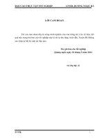 Báo cáo thực tập Giải pháp nâng cao sự hài lòng của khách hàng về dịch vụ khám chữa bệnh