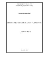 Phương pháp đồng huấn luyện và ứng dụng