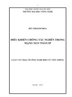 Điều khiển chống tắc nghẽn trong mạng NGN toàn IP