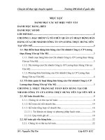 Hoàn thiện kế toán bán hàng tại Chi nhánh Công ty Cổ phần Lương thực Hưng Yên tại Yên Mỹ