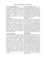 THỰC TẬP TỐT NGHIỆP VĂN BẰNG 2 NGÀNH TIẾNG ANH Communicable diseases