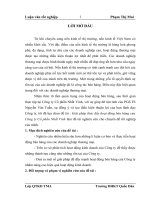 Luận văn tốt nghiệp: Giải pháp thúc đẩy hoạt động bán hàng của Công ty Cổ phần Nhất Vinh