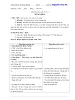 Giáo án: Môn Khoa học tuần 19 tiết 1 DUNG DỊCH