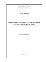Tìm hiểu hiệu năng của các phương pháp tách sóng trong hệ MC - CDMA