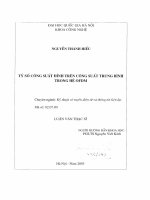 Tỷ số công suất đỉnh trên công suất trung bình trong hệ OFDM