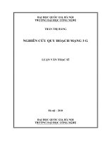 Nghiên cứu quy hoạch mạng 3G