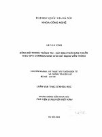 Đồng bộ trong thông tin - xác định thời gian chuẩn theo GPS Common-View cho nút mạng viễn thông