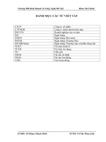 Giải pháp nâng cao chất lượng cho vay đối với doanh nghiệp vừa và nhỏ tại NH Maritime Bank chi nhánh Đông Đô