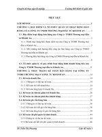 Kế toán bán hàng và xác định kết quả bán hàng tại Công ty TNHH thương mại đầu tư Khánh An