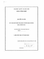xây dựng mô hình ứng dụng thương mại di dộng mua vé máy bay