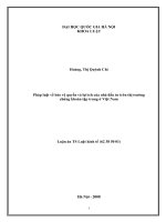 Pháp luật về bảo vệ quyền và lợi ích của nhà đầu tư trên thị trường chứng khoán tập trung ở Việt Nam