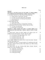 Đổi mới tổ chức và hoạt động chính quyền đô thị trực thuộc trung ương ở Việt Nam hiện nay