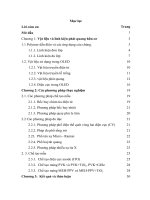 Nghiên cứu tính chất phát quang của vật liệu tổ hợp hữu cơ - vô cơ cấu trúc nano, ứng dụng trong diode phát quang hữu cơ.PDF