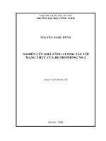Nghiên cứu khả năng tương tác với mạng thực của bộ mô phỏng NS-2
