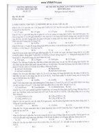 Tổng hợp đề thi thử môn Hóa Học 2015