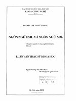 Ngôn ngữ UML và ngôn ngữ SDL