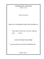 Pháp luật về bảo hiểm xã hội ở Việt Nam hiện nay