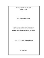 Những vấn đề pháp lý cơ bản về dịch vụ sở hữu công nghiệp