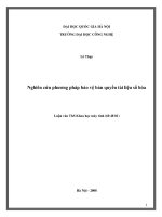 Nghiên cứu phương pháp bảo vệ bản quyền tài liệu số hóa