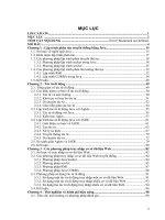 Thử nghiệm và đánh giá hiệu năng một số phương pháp truy nhập cơ sở dữ liệu WEB