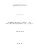 Nghiên cứu ứng dụng hạ tầng cơ sở mật mã khoá công khai cho hệ thống đấu thầu qua mạng